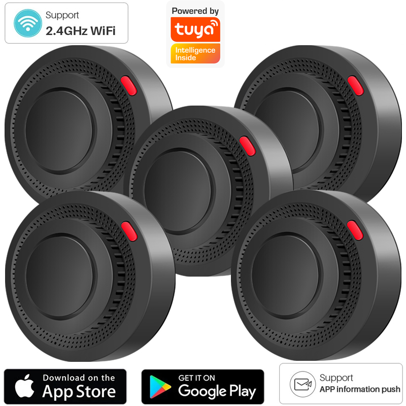 2.4G WiFi Smoke Detector Wirel – обзор и цена Home Security Kitchener
