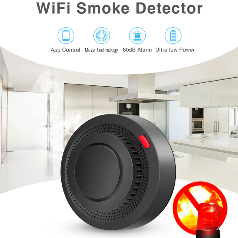 2.4G WiFi Smoke Detector Wirel – обзор и цена Home Security Kitchener