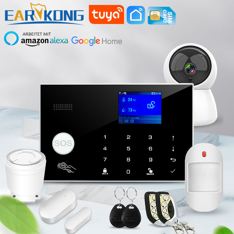 Wifi GSM Alarm System 433MHz H – обзор и цена Home Security Phone Number