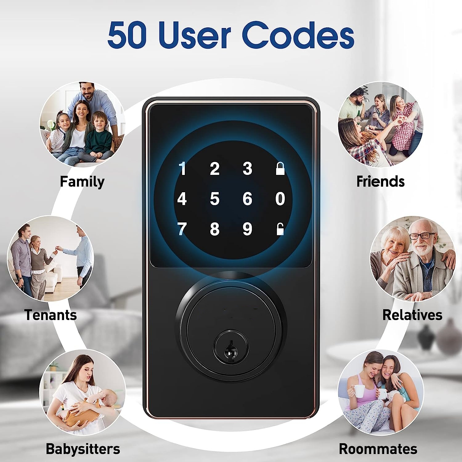 Smart Lock with password, Keyl – обзор и цена Door Lock Smart Keypad