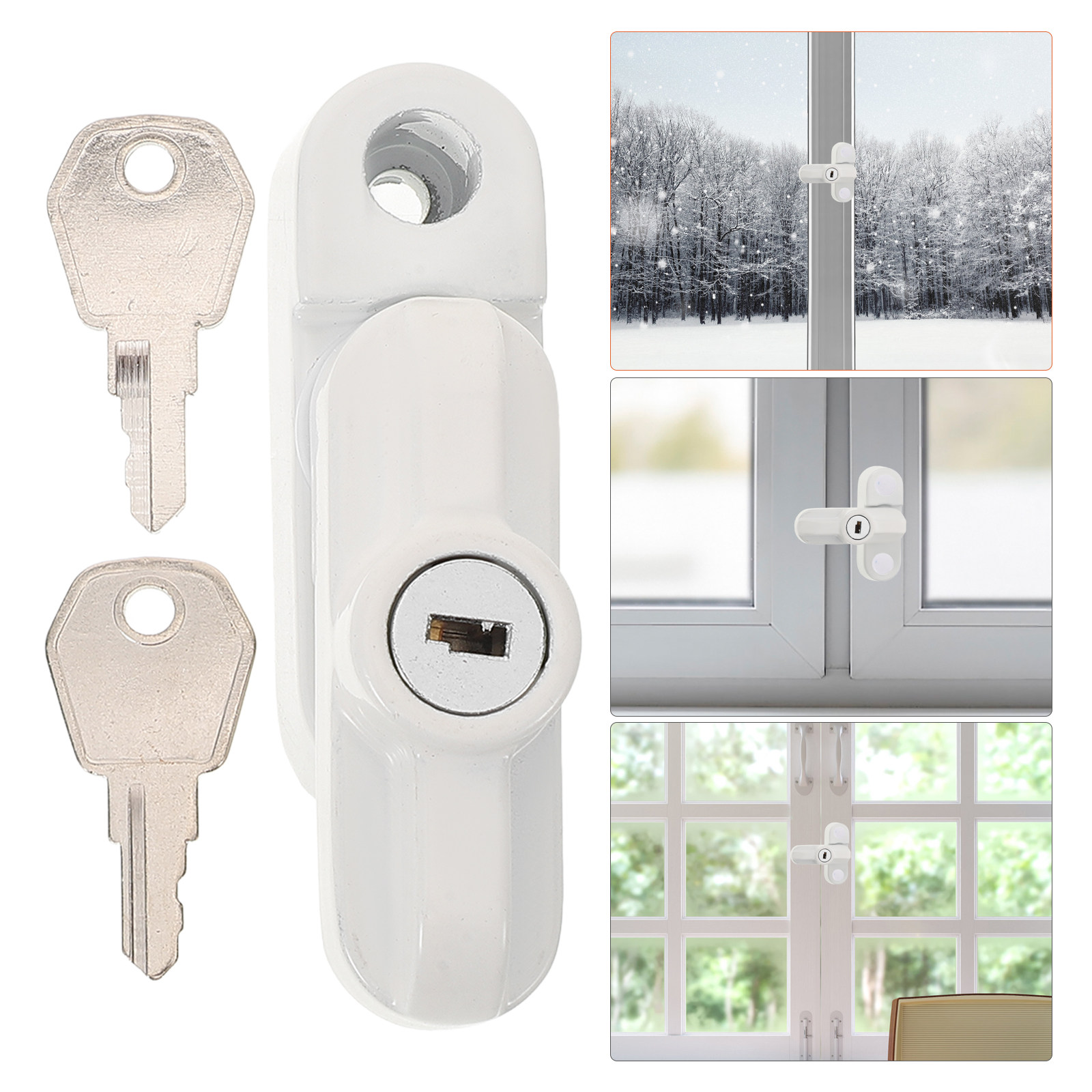 1Set Window Lock Crescent Sash – обзор и цена Home Security For Windows